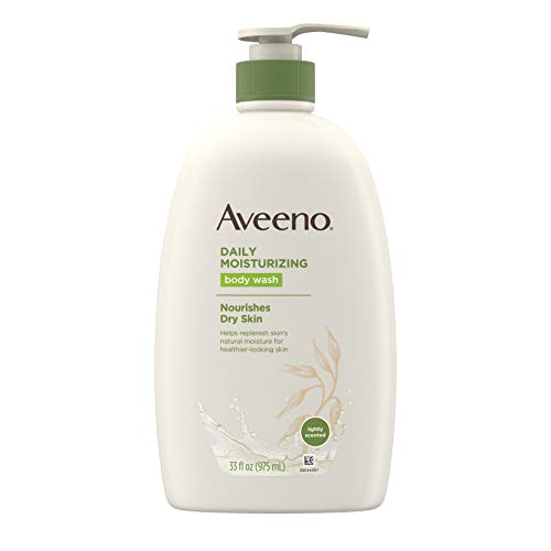 Aveeno Daily Moisturizing Body Wash with Soothing Oat Creamy Shower Gel (Soap...