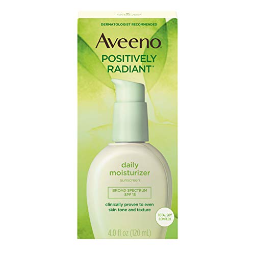 Aveeno Positively Radiant Daily Facial Moisturizer with Broad Spectrum SPF 15...