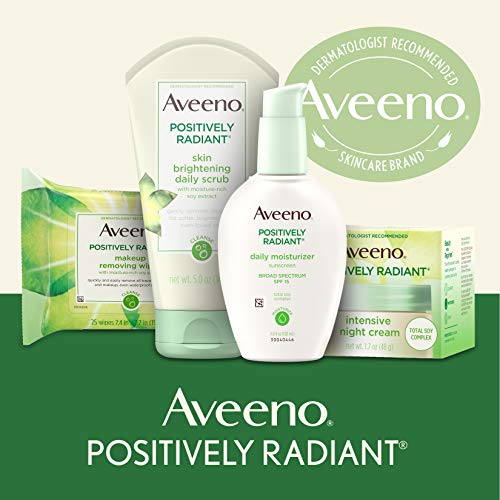 Aveeno Positively Radiant Daily Facial Moisturizer with Broad Spectrum SPF 15...