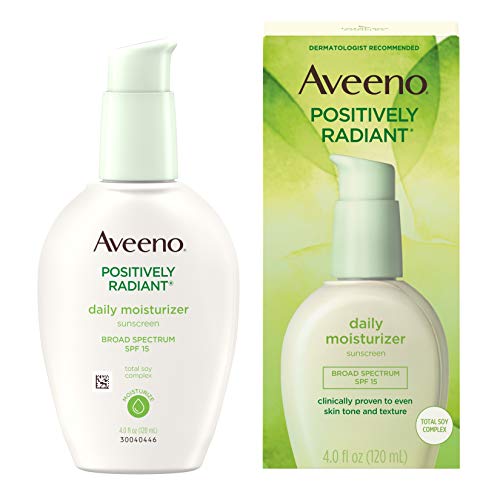 Aveeno Positively Radiant Daily Facial Moisturizer with Broad Spectrum SPF 15...