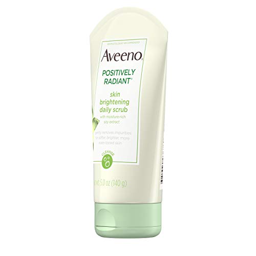 Aveeno Positively Radiant Skin Brightening Exfoliating Daily Facial Scrub, Mo...