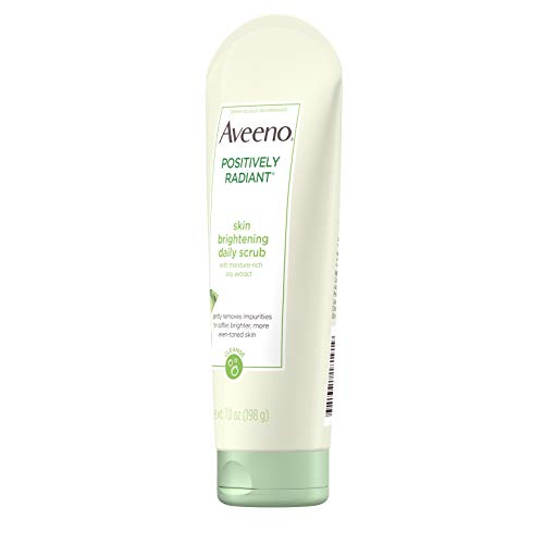 Aveeno Positively Radiant Skin Brightening Exfoliating Daily Facial Scrub Wit...