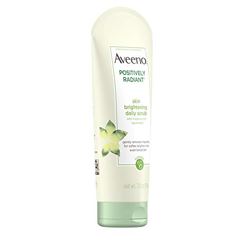 Aveeno Positively Radiant Skin Brightening Exfoliating Daily Facial Scrub Wit...