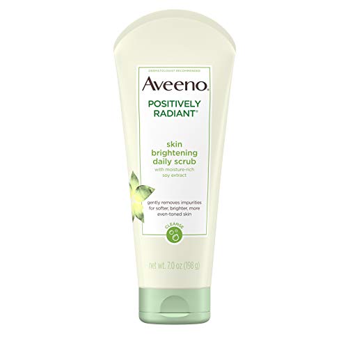 Aveeno Positively Radiant Skin Brightening Exfoliating Daily Facial Scrub Wit...