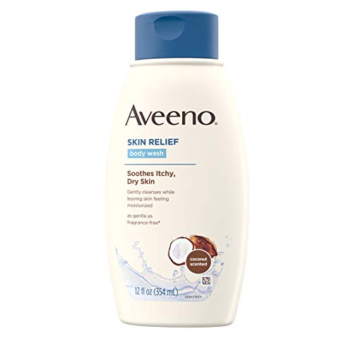 Aveeno Skin Relief Body Wash with Coconut Scent & Soothing Oat, Gentle Soap-F...