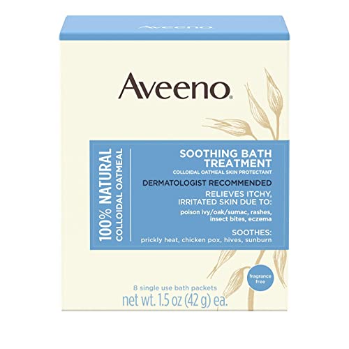 Aveeno Soothing Bath Treatment with 100% Natural Colloidal Oatmeal for Treatm...