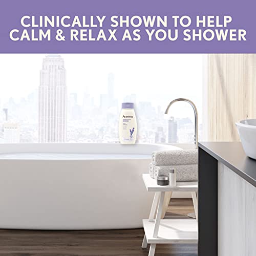 Aveeno Stress Relief Body Wash with Soothing Oat Lavender Chamomile & Ylang-Y...