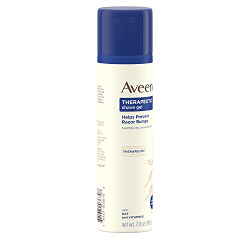 Aveeno Therapeutic Shave Gel with Oat and Vitamin E to Help Prevent Razor Bum...