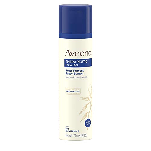 Aveeno Therapeutic Shave Gel with Oat and Vitamin E to Help Prevent Razor Bum...