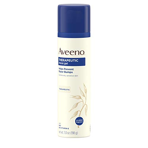 Aveeno Therapeutic Shave Gel with Oat and Vitamin E to Help Prevent Razor Bum...
