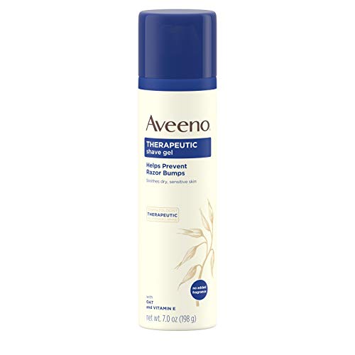 Aveeno Therapeutic Shave Gel with Oat and Vitamin E to Help Prevent Razor Bum...