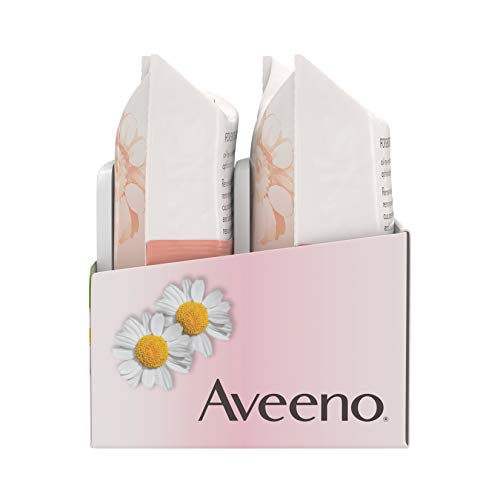 Aveeno Ultra-Calming Makeup Removing Facial Cleansing Wipes with Calming Feve...