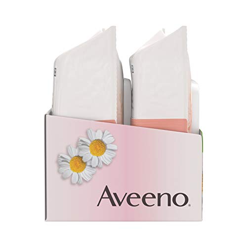 Aveeno Ultra-Calming Makeup Removing Facial Cleansing Wipes with Calming Feve...