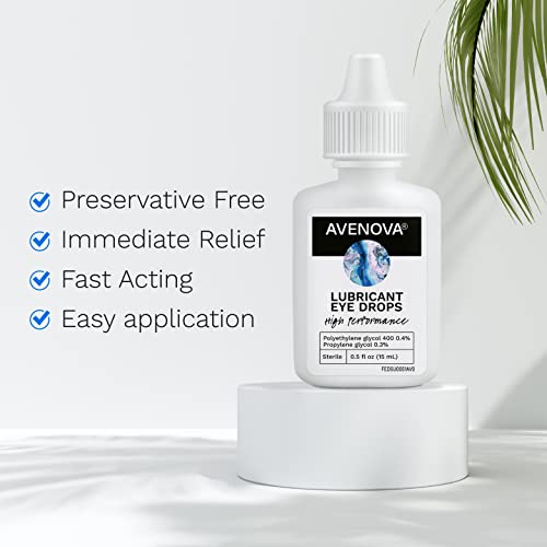 Avenova Eyelid and Eyelash Cleanser with NovaWipes and Avenova Eye Drops, Eff...