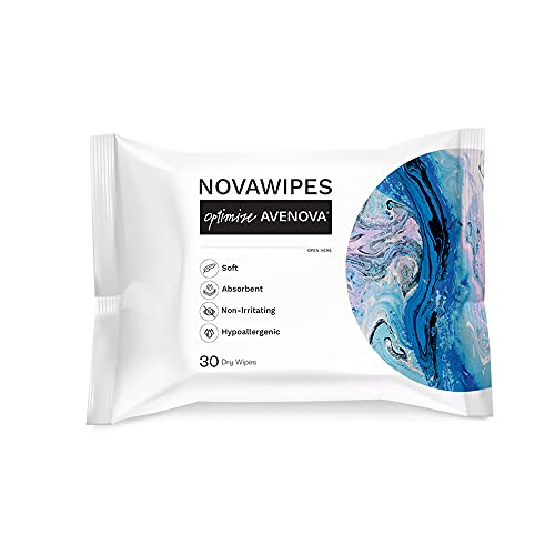 NovaWipes By Avenova – Soft, Strong, Hypoallergenic, Non-Irritating, Durable,...