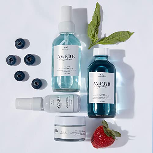Averr Aglow Forever Radiant Kit, Anti-Aging Cleansing Dew Moisturizer, Recove...