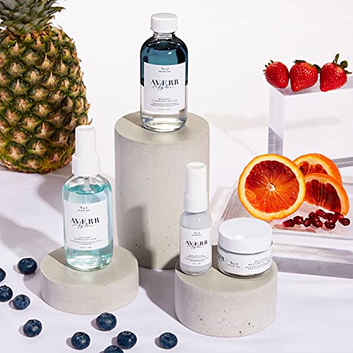 Averr Aglow Forever Radiant Kit, Anti-Aging Cleansing Dew Moisturizer, Recove...