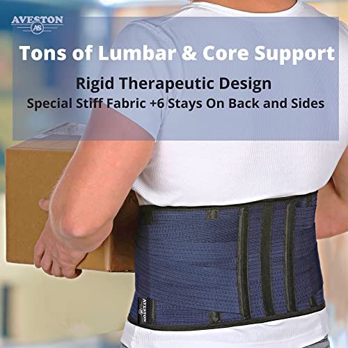Back Support Lower Back Brace Provides Back Pain Relief - Breathable Lumbar S...