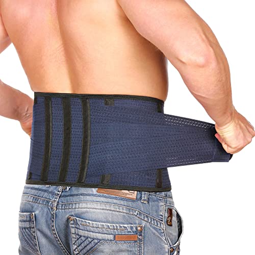 Back Support Lower Back Brace Provides Back Pain Relief - Breathable Lumbar S...