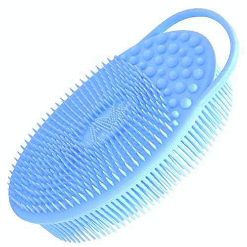 Avilana 3 in 1 Exfoliating Silicone Body Scrubber Easy to Clean, Lathers Well...