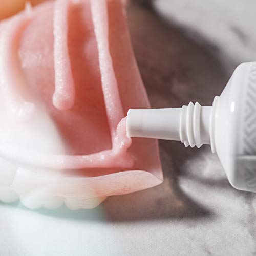 Denture Adhesive Cream (5 Pack) - Extra Strong Hold with Easy Application & M...