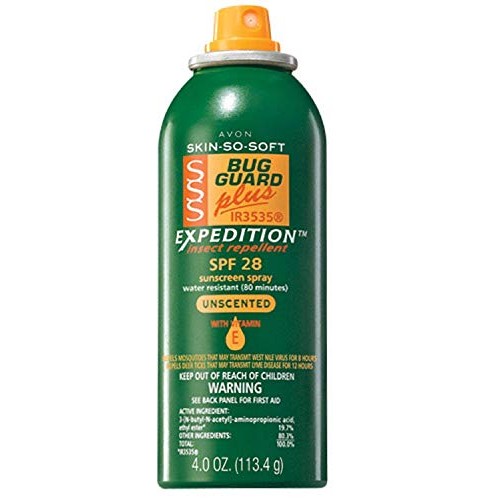 Avon SKIN SO SOFT Bug Guard Plus IR3535® EXPEDITION SPF 30 Aerosol Spray Pers...