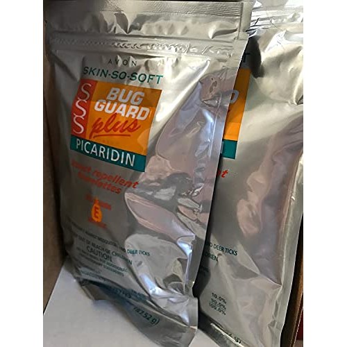 Avon Skin so Soft Bug Guard Plus Picaridin Insect Repellent Towelettes Lot of 2