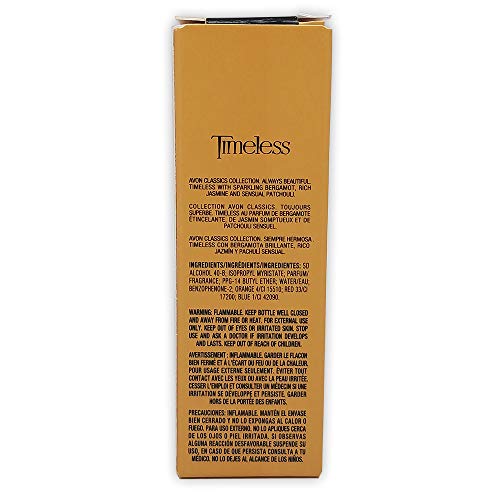 Avon Timeless Eau De Cologne Spray 1.7 oz