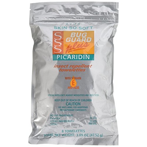 Skin So Soft Bug Guard + Picaridin Towelettes 8's (Basic)