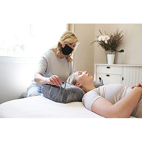 AVOSSO Lash Pillow for Lash Extensions, Ergonomic Design with Neck Support an...