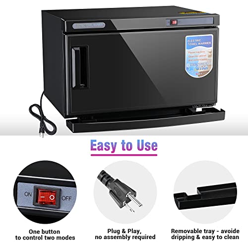 AW 16L Hot Towel Warmer Cabinet Facial Spa Salon Massage Gym Heater 200W Home...