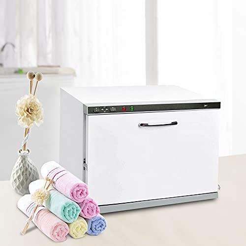 AW 3in1 23L Hot Towel Warmer Heat Cabinet Machine Nail Facial Skin Spa Massag...