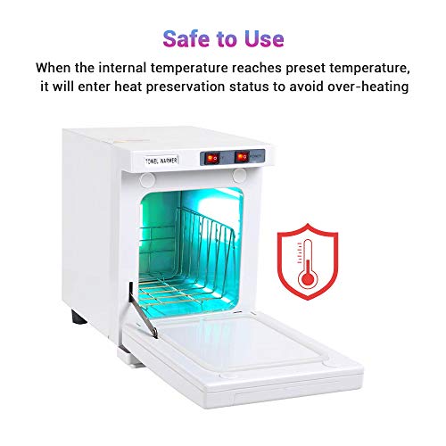 AW Portable 5L Mini Towel Warmer Hot Cabinet Beauty Salon Spa Nail Facial Ski...