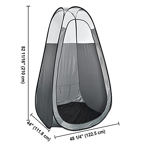 AW Portable Spray Tanning Tent Pop Up Oxford Booth Airbrush Sunless Clear Window