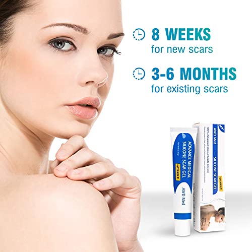 AWD Advanced Silicone Gel Medical Grade - Old & New Scar Removal Gels for Sur...
