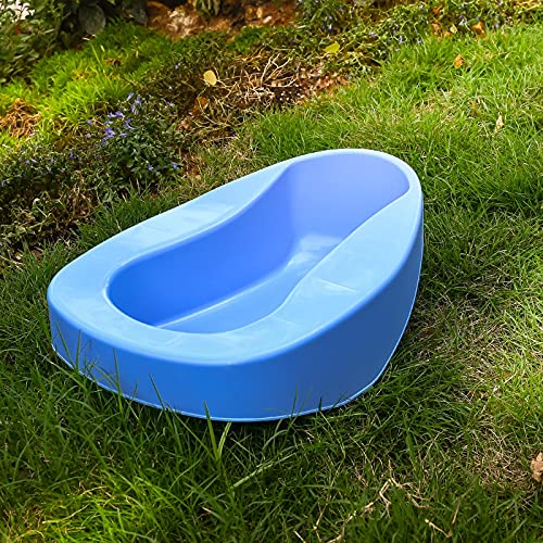 AWOKEN Bedpan Urine Bottle for Male and Female Adult, Thick Firm Bed pan, Thi...