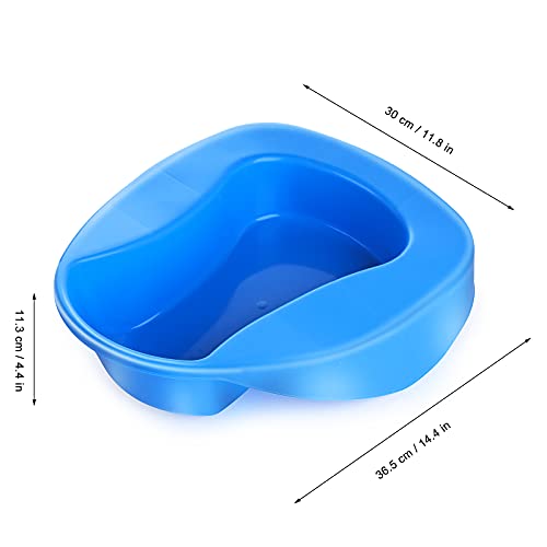 AWOKEN Bedpan Urine Bottle for Male and Female Adult, Thick Firm Bed pan, Thi...