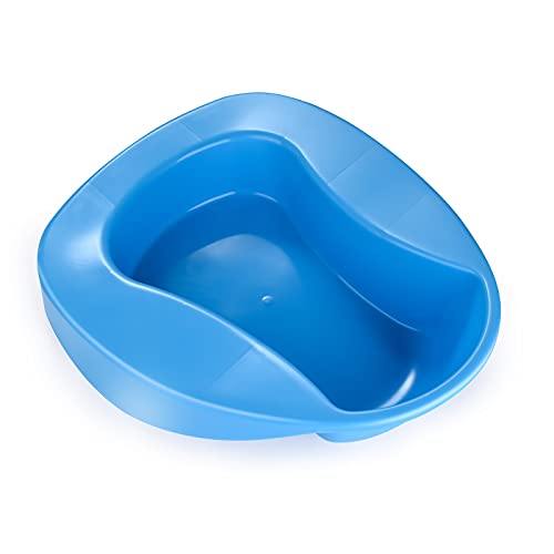 AWOKEN Bedpan Urine Bottle for Male and Female Adult, Thick Firm Bed pan, Thi...