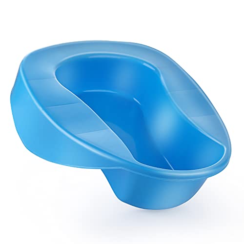 AWOKEN Bedpan Urine Bottle for Male and Female Adult, Thick Firm Bed pan, Thi...