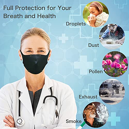 Awolf 5 Pcs Face Mask Bracket Plastic for Cloth Mask Insert Large Adult 3D In...