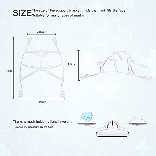 Awolf 5 Piece Face Mask Support Frame Protection Stand Mask to Protect the Li...