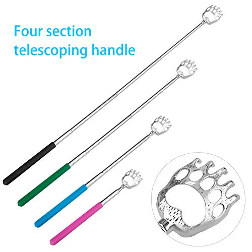 Bear Claw Back Scratcher Extendable, Metal Portable Telescopic Backscratchers...
