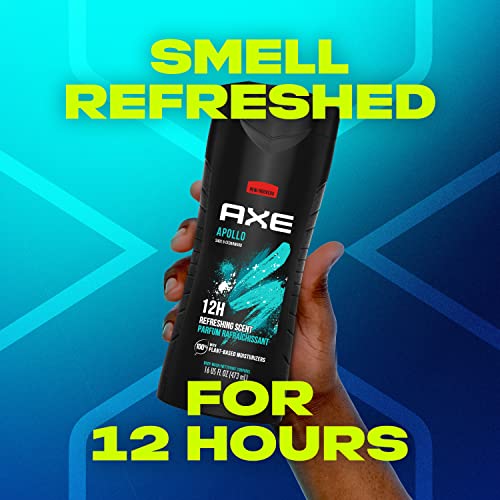 AXE Body Wash for Long Lasting Freshness Apollo Sage & Cedarwood Men's Body W...