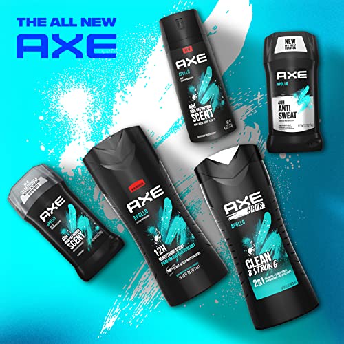 AXE Body Wash for Long Lasting Freshness Apollo Sage & Cedarwood Men's Body W...