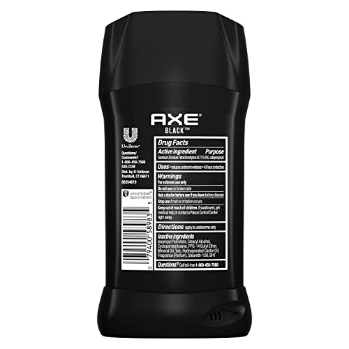 AXE Dual Action Antiperspirant Stick for Long Lasting Freshness Black Frozen ...