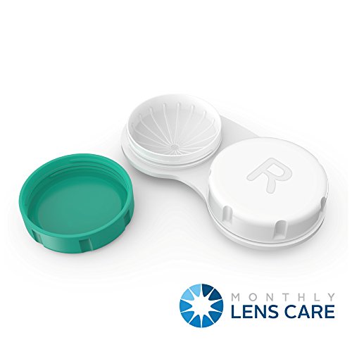 Contact Lens Cases 12 Pack. One Year Bulk Supply. Protect Your Eyes by Changi...