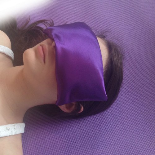 AyaZen Lavender Eye Pillow- Silky Eye Pillow for Yoga, Meditation Relaxation....