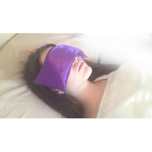 AyaZen Lavender Eye Pillow- Silky Eye Pillow for Yoga, Meditation Relaxation....