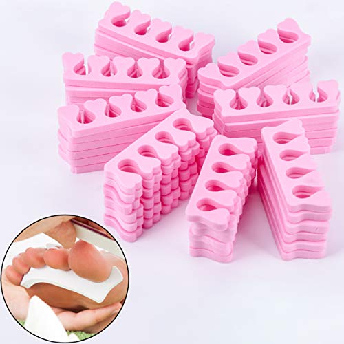 Ayunjia 50pcs Soft Foam Sponge Toe Separators Finger Dividers Soft Sponge Fin...