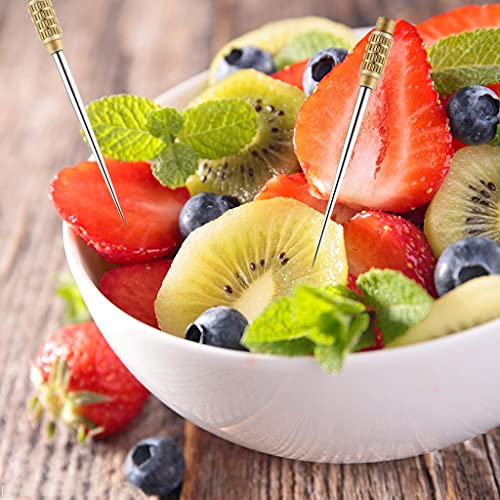 5 Pack Ear Wax Removal Spoon Tool and Portable Titanium Toothpicks Keychain B...